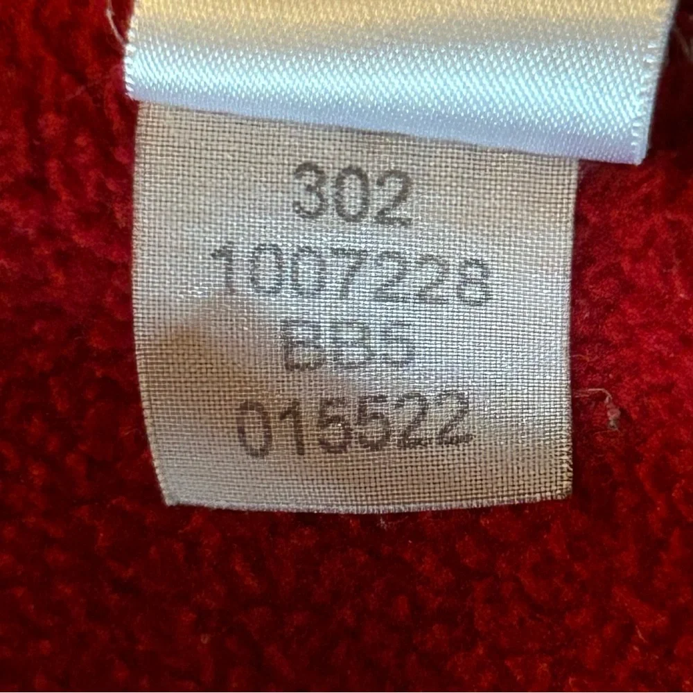 North Face Boys Zip-In Fleece Jacket M‎ Red Gray 2-in-1 System